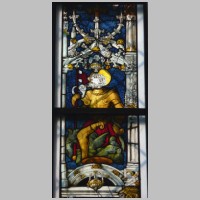 Mariä Himmelfahrt in Bad Tölz, Foto GFreihalter, Wikipedia, Bleiglasfenster aus dem frühen 16. Jahrhundert, Heiliger Georg.jpg
